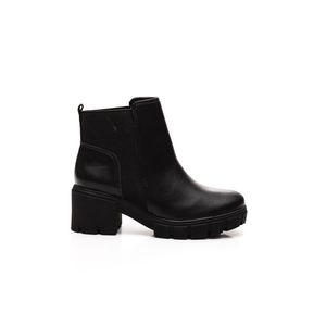 Bota Via Marte Coturno Feminino Chelsea 001-001 Preto