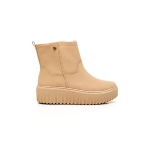 Bota Via Marte Esquimó Feminina Zíper 047-010 Castanho