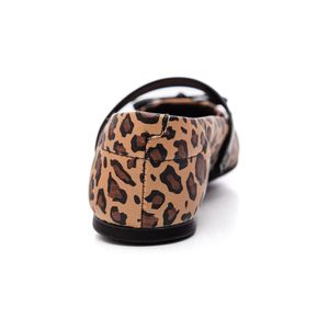 Sapatilha Molekinha Casual Juvenil Menina Bico Quadrado 2548.207 Animal Print