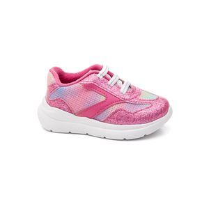 Tênis Molekinha Casual Infantil Menina Cadarço Elástico 2738.102 Rosa