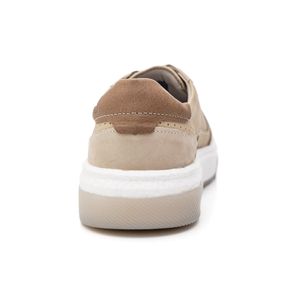 Tênis Democrata Denim Beat Pulse Masculino Couro 623101-003 Bege