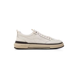 Sapatênis Democrata Denim Foster Masculino Couro 640201-003 Off-White