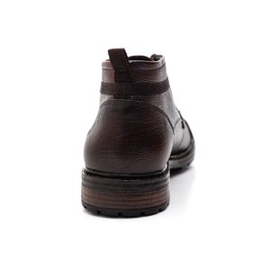Bota Democrata Coturno Astro Mouro Masculina Couro 301102-002 Marrom