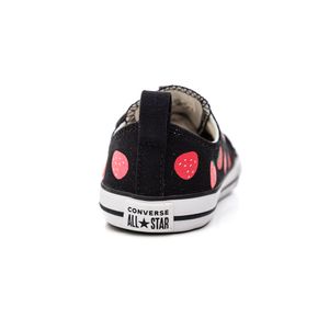 Tênis All Star Chuck Taylor Easy Criança Strap Strawberries Ck12930001 Preto
