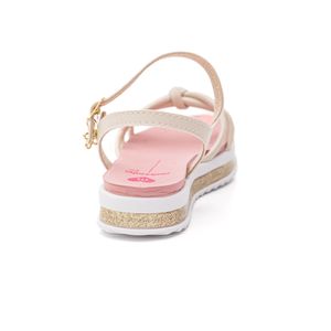 Sandália Molekinha Juvenil Menina Fivela 2305.1568 Off-White