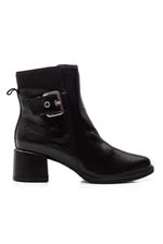 Bota-Bottero-Cano-Baixo-Feminina-Em-Couro-Com-Fivela-371103-Preto