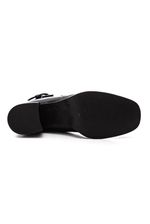 Bota-Bottero-Cano-Baixo-Feminina-Em-Couro-Com-Fivela-371103-Preto