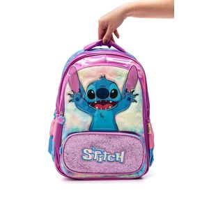 Mochila Stitch Luxcel Is42411sc Roxo
