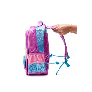 Mochila Stitch Luxcel Is42411sc Roxo