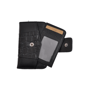 Carteira Casual Feminina Roder Couro  8045 Preto
