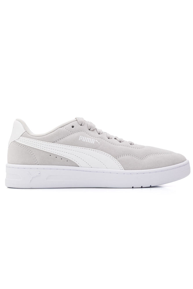 Tênis Puma Court Lally Casual Feminino Cadarço 400734 03 Cinza