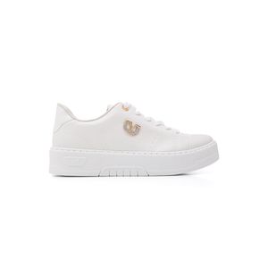 Tênis Via Marte Casual Feminino Solado Flatform 126-014-01 Branco