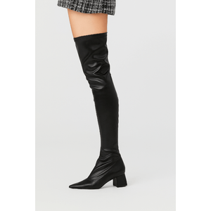 Bota Chá De Mel Over Cano Longo Feminina Strecht  Z6418.27935 Preto