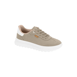 Tênis Moleca Casual Feminino Camurça 5809.106 Off-White