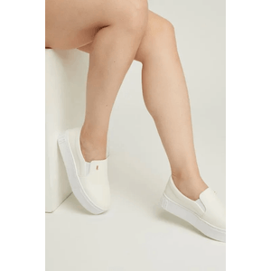 Tênis Santa Lolla Slip On Feminino Plataforma New Pele 038f.11e4 Branco