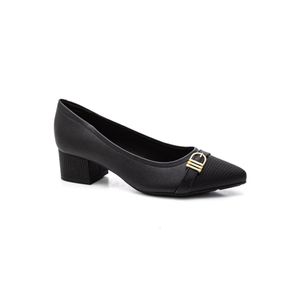Sapato Modare Ultraconforto Feminino Fivela 7340.134 Preto