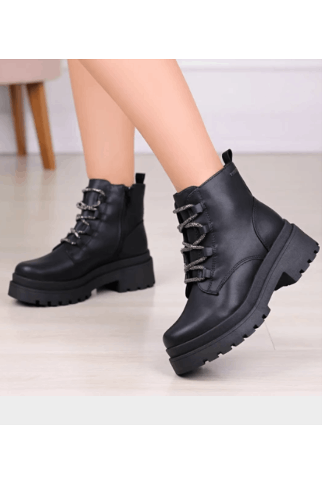 Coturno-Dakota-Coturno-Feminino-Cano-Curto-Com-Strass-G9861n-Preto