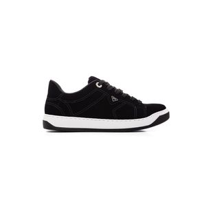 Tênis Via Marte Casual Feminino Nobuck 220-003-02 Preto