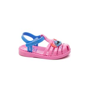 Sandália Grendene Disney Duo Bebê Menina Stitch 23323-Bn373 Rosa