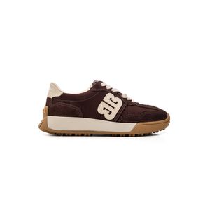 Tênis Bottero Casual Feminino Couro Camurça 371503 Marrom