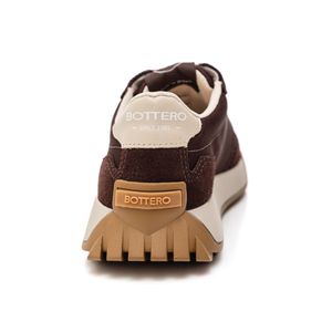Tênis Bottero Casual Feminino Couro Camurça 371503 Marrom