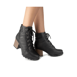 Bota Dakota Coturno Feminino Salto Bloco G4564-01 Preto