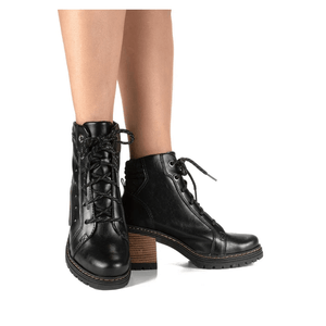 Bota Dakota Coturno Feminino Amarração G8005 Preto