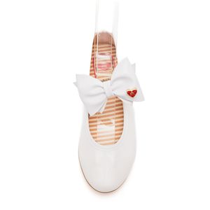 Sapatilha Molekinha Boneca Juvenil Menina Laço 2502.399 Branco