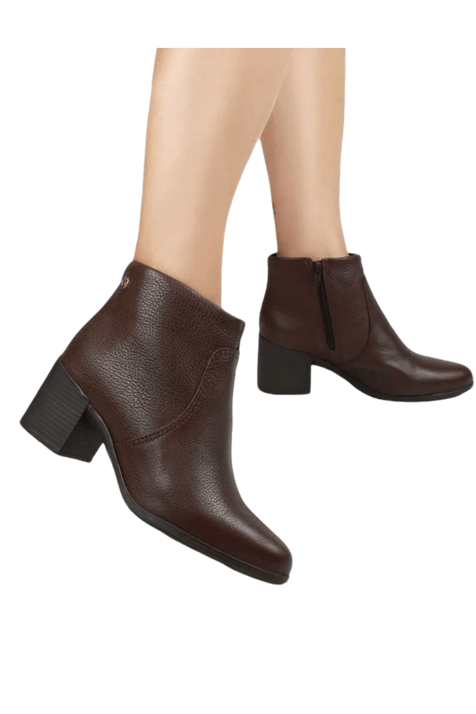 Bota-Bottero-Cano-Curto-Feminina-Couro-346901-Marrom