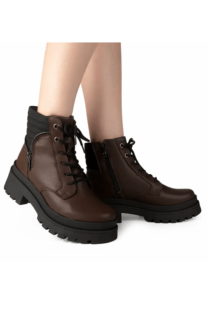 Coturno Tratorado Bota Dakota Coturno Marrom BOTA COTURNO DAKOTA