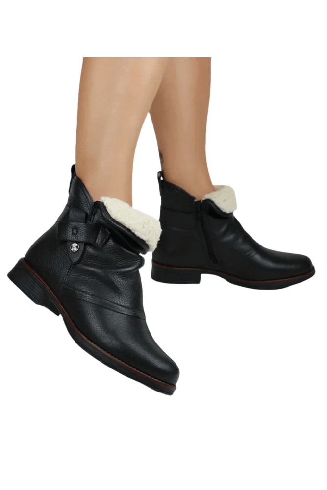 Bota-Bottero-Cano-Baixo-Feminina-Couro-Burnish-361723-Preto