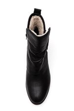 Bota-Bottero-Cano-Baixo-Feminina-Couro-Burnish-361723-Preto