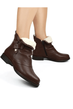 Bota-Bottero-Cano-Baixo-Feminina-Couro-Burnish-361723-Marrom