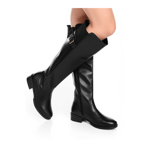Bota Mooncity Montaria Feminina Zíper 72114 Preto
