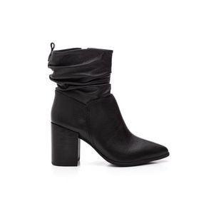 Bota Bottero Cano Médio Slouchy Feminina Couro 360307 Preto
