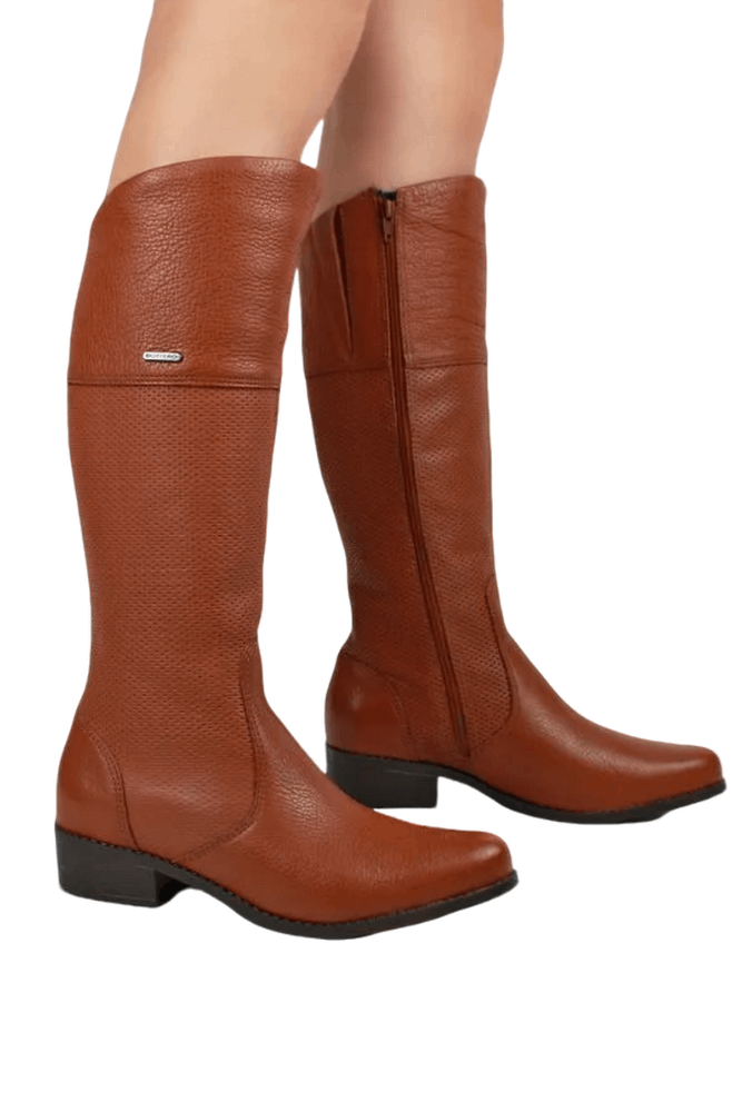 Bota-Bottero-Cano-Alto-Montaria-Feminina-Couro-345807-Caramelo