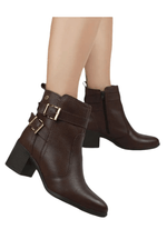 Bota-Ankle-Boot-Bottero-Cano-Baixo-Feminina-Couro-346915-Marrom