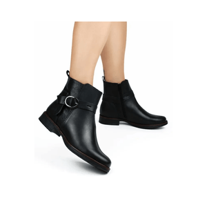 Bota Bottero Atanado Napoli Feminina Couro 361727 Preto