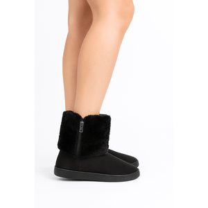 Bota Esquimó Feminina Maria Emilia Black Boar Preto