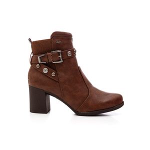 Bota Dakota Cano Curto Feminino Salto Bloco Da971-03 Marrom