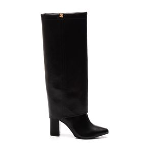 Bota Via Marte Western Capa Cano Alto Feminina Napa Montana 021-023-01 Preto