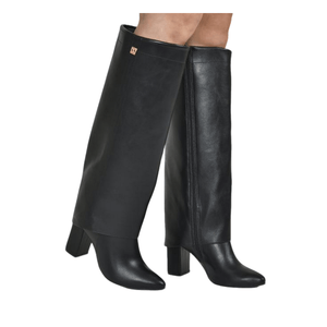 Bota Via Marte Western Capa Cano Alto Feminina Napa Montana 021-023-01 Preto