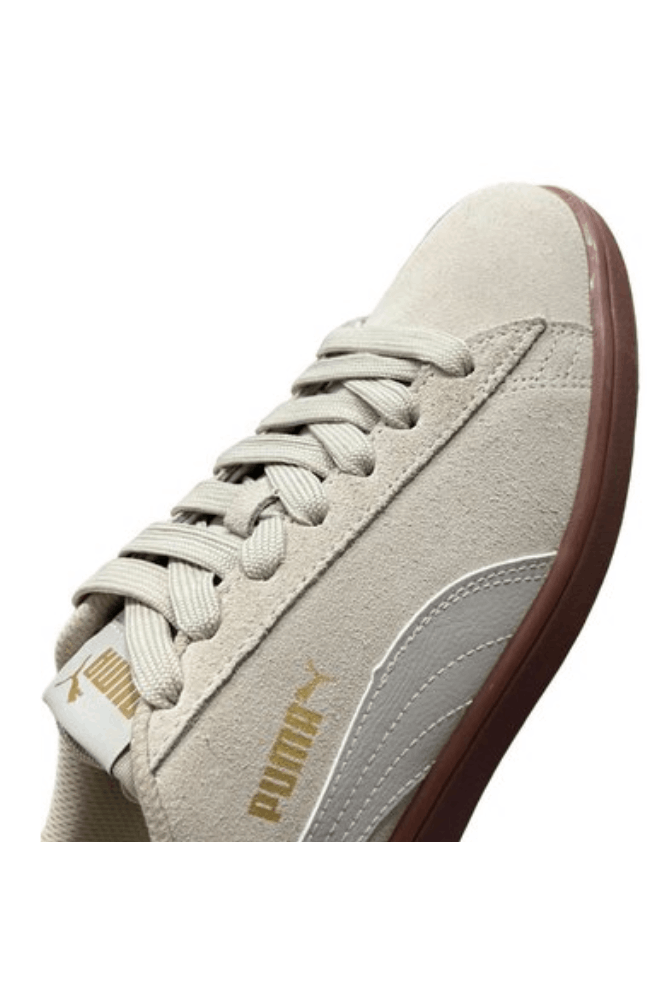 Tênis Puma Smash V2 Masculino Formstrip Lateral 367147 76 Bege
