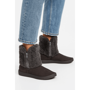 Bota Maria Emilia Esquimó Feminina Black Boar Cinza