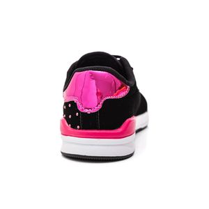 Tênis Via Vip Casual Juvenil Menina Nobuck Vv4017f Preto