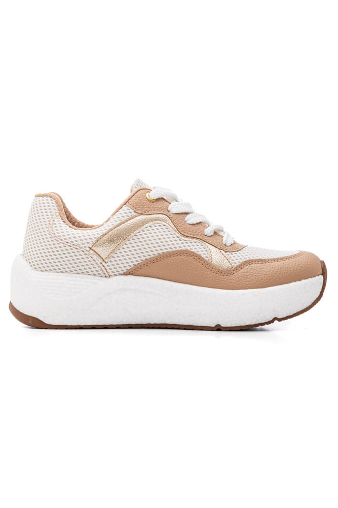 Tênis Beira Rio Casual Feminino Eva 4327.102 Bege