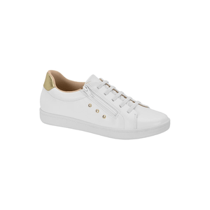 Tênis Modare Ultra Conforto Feminino Elastico Ziper 7363.127 Branco