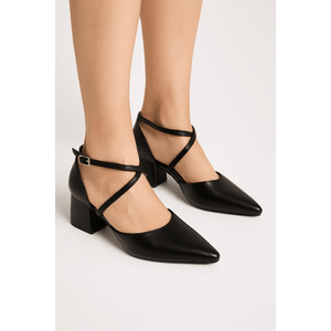 Sapato Chá De Mel Scarpin Feminino Salto Baixo 111471 Preto
