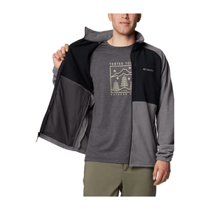 Jaqueta Fleece Columbia Masculina Sage Peak 2095781 Cinza