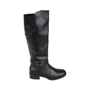 Bota Cano Alto Mooncity 72113 Preto